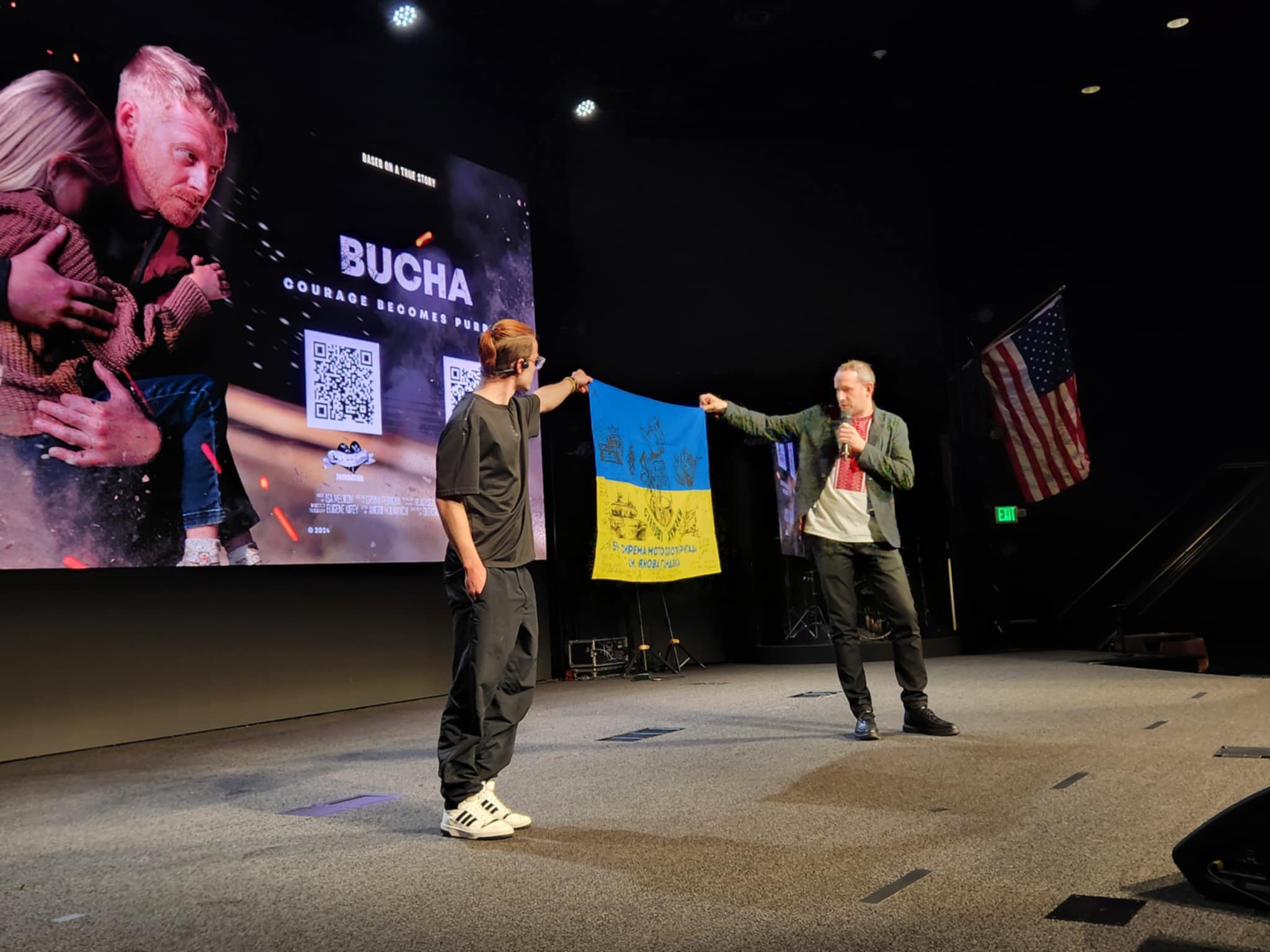 "Bucha" was shown in 11 cities across the United States as part of a big tour